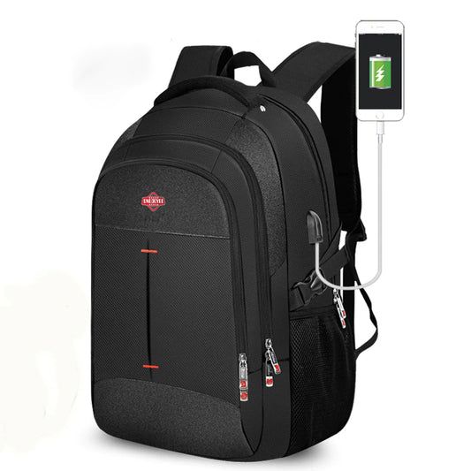 Durable Oxford Waterproof Laptop Backpack with USB Charging | Business & Travel | For Students & Professionals